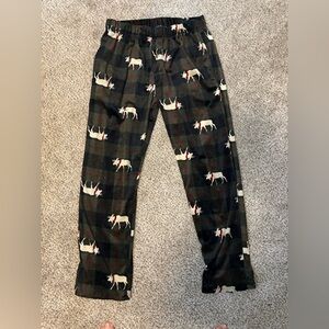Preswick & Moore Red and Gray Plaid Pajama Pants